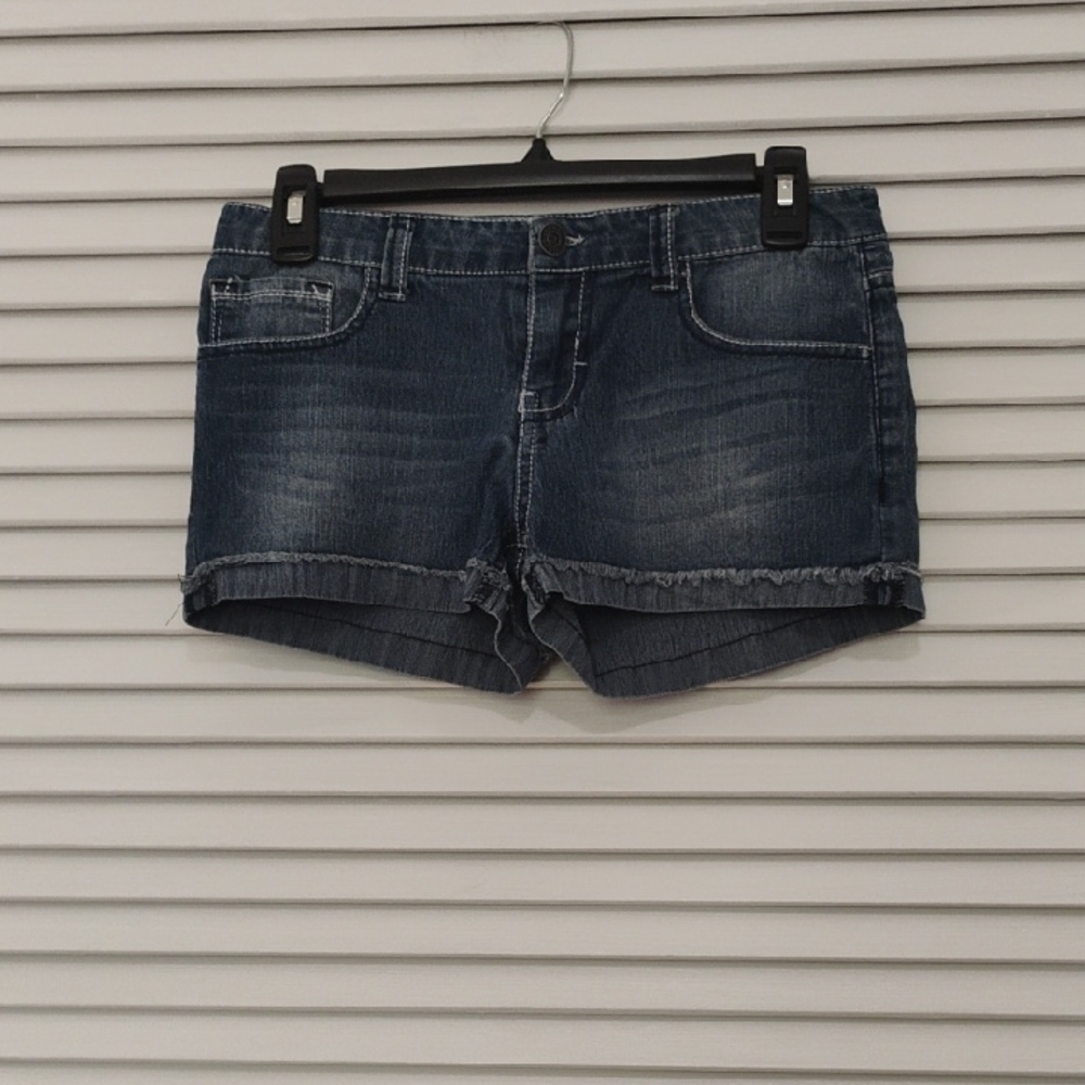 Denim Blue Girls Shorts